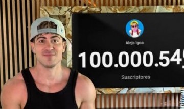 El argentino Alejo Igoa logró un récord histórico y alcanzó los 100 millones de suscriptores en YouTube